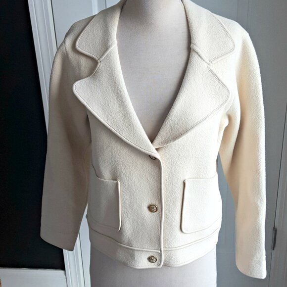 NEW! GOLD BUTTON Blazer JACKET By TAHARI - Picture 7 of 7